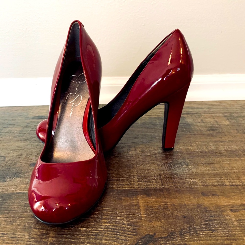 Dark Red Jessica Simpson Heels